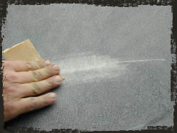 Sanding scratch out