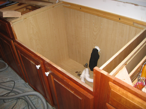 Fully modified cabinet from the top