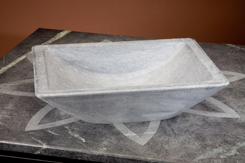 Funky square vessel bowl sink