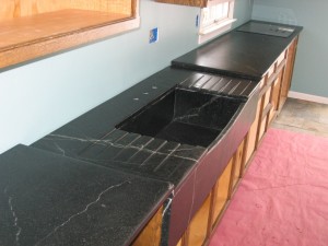 Custom sink with drainboards